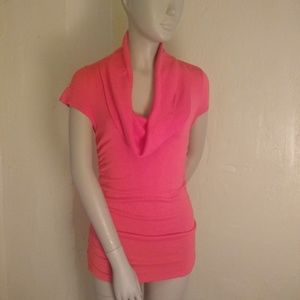 Express Short Sleeve Cowl Neck Sweater, XS